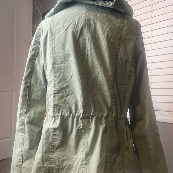 Jou Jou Olive Green Utility Jacket with Hood - Picture 4 of 4